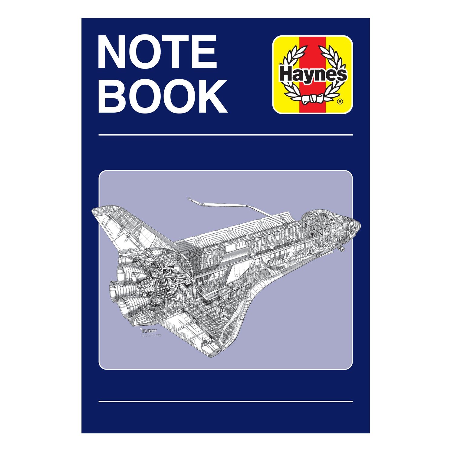 Haynes Classics Hardcover Notebook: Space Shuttle