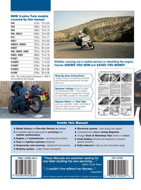 Back cover of a Haynes repair manual