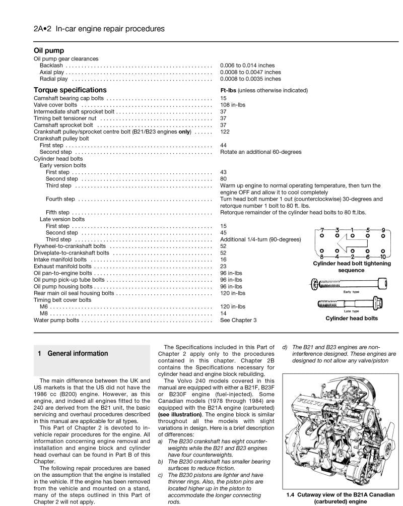 Volvo 240 Series Petrol (74 - 93) Haynes Repair Manual – Haynes