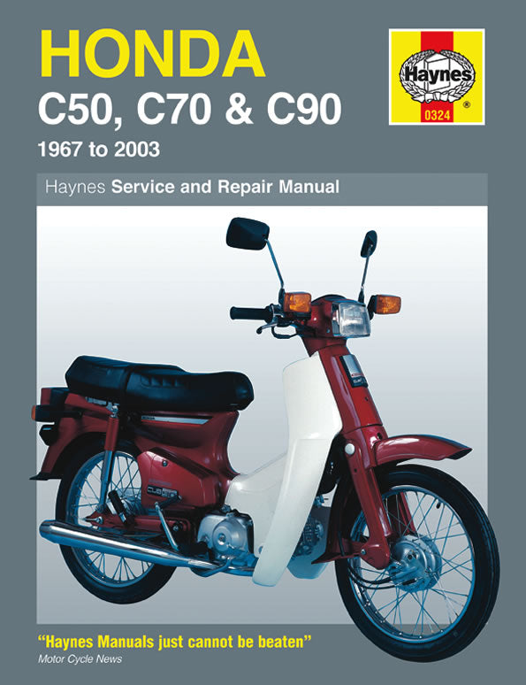 Front cover of a Haynes repair manual