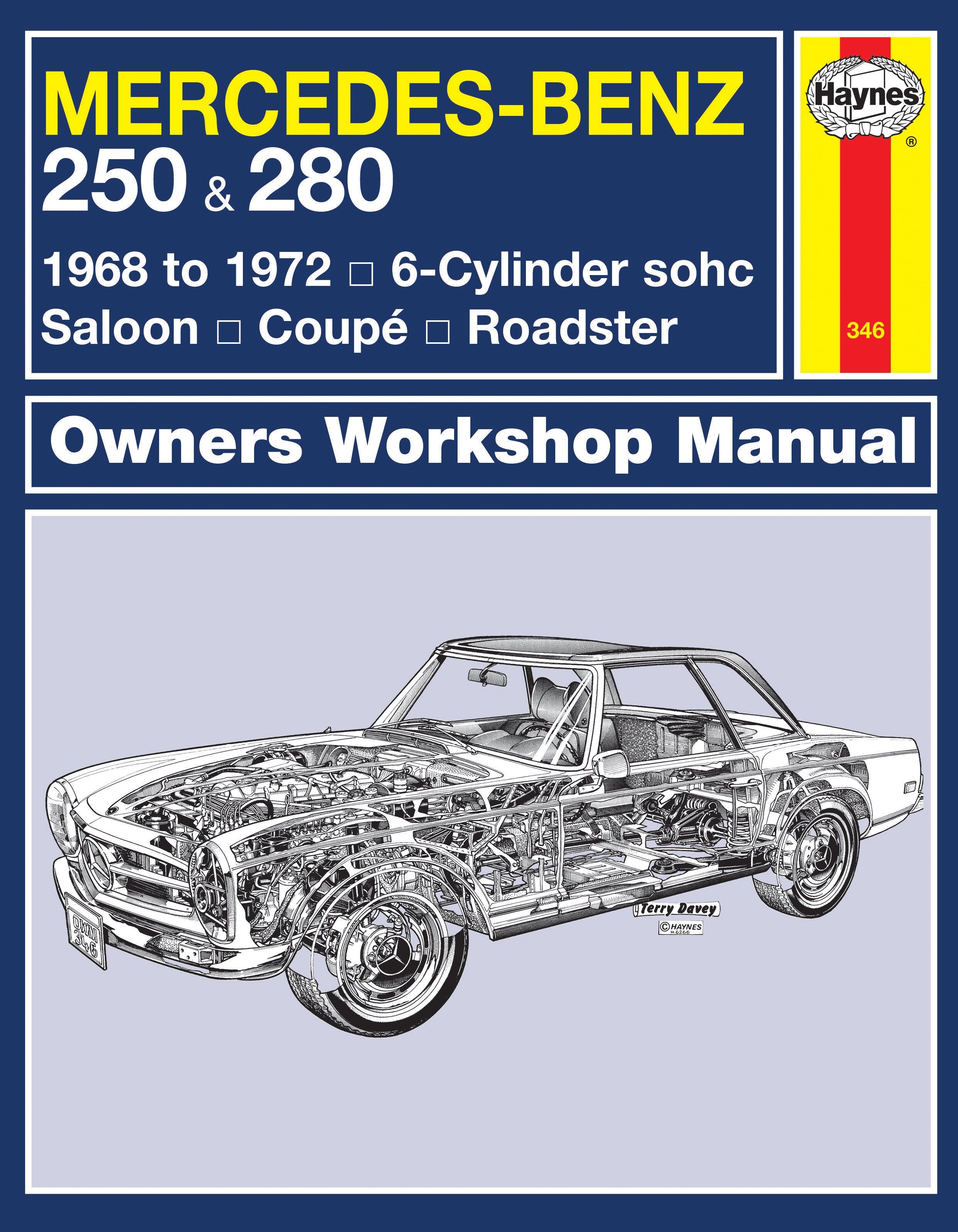 Haynes Mercedes-Benz 230, 250 & 280 1968 to 1972 | eBay