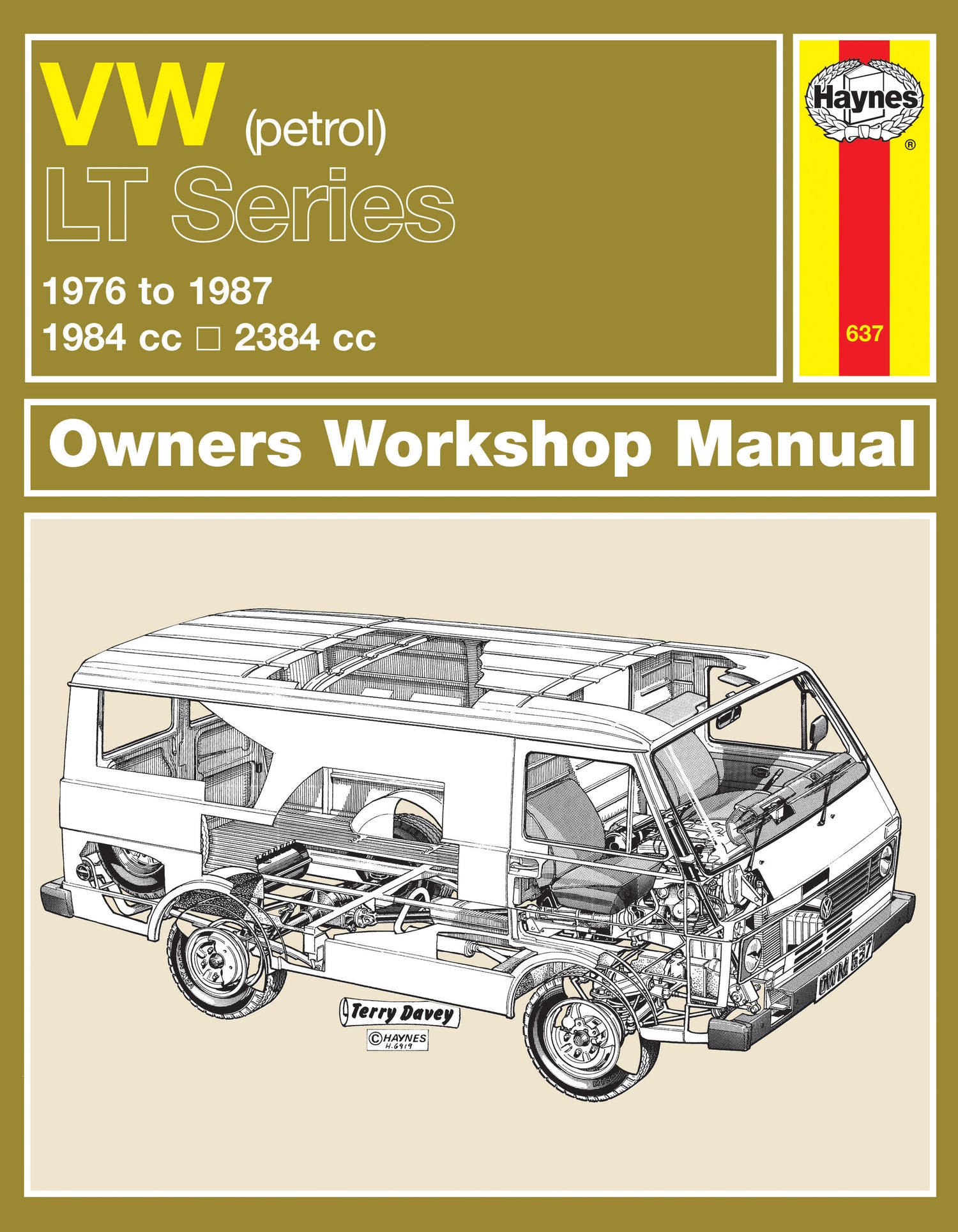 VW LT Petrol Vans & Light Trucks (76 - 87) Haynes Repair Manual