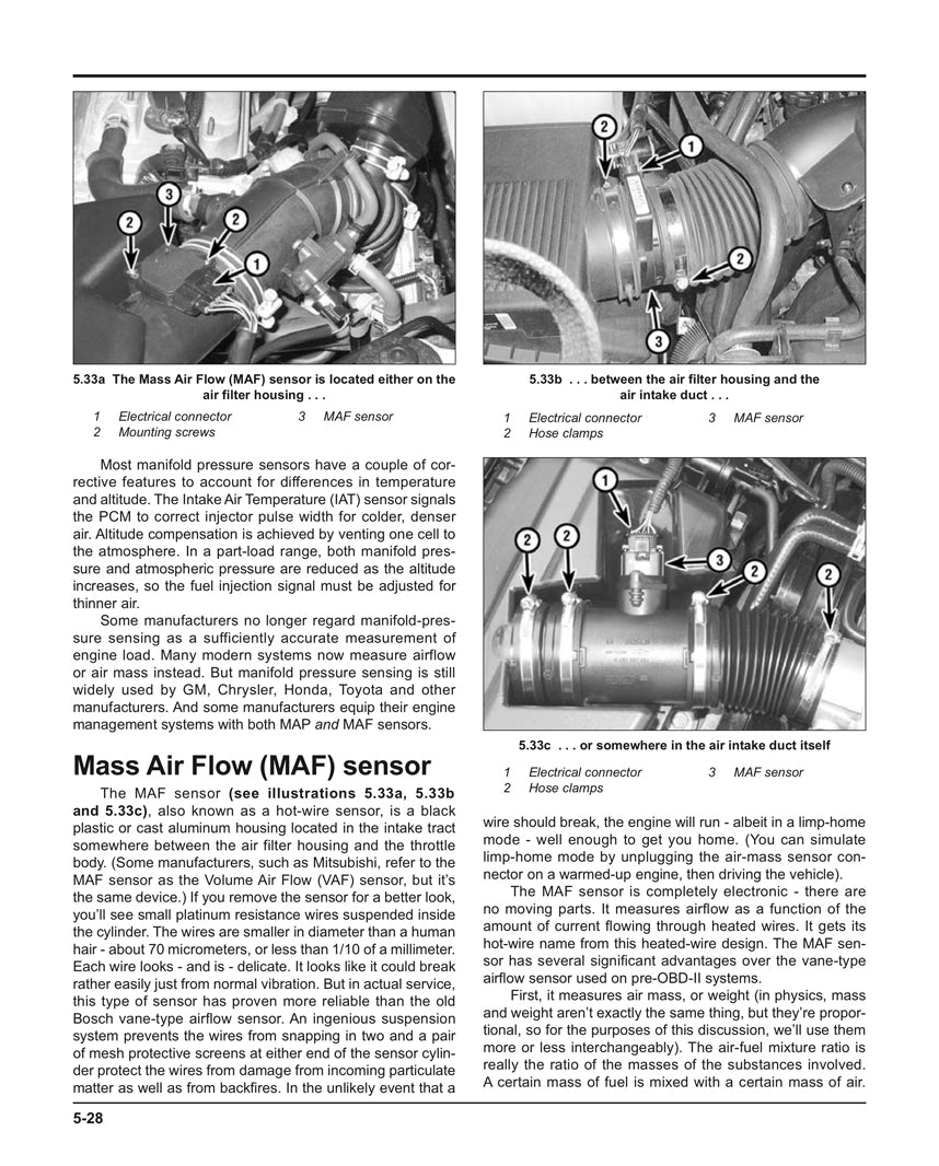 Sample page from a Haynes repair manual