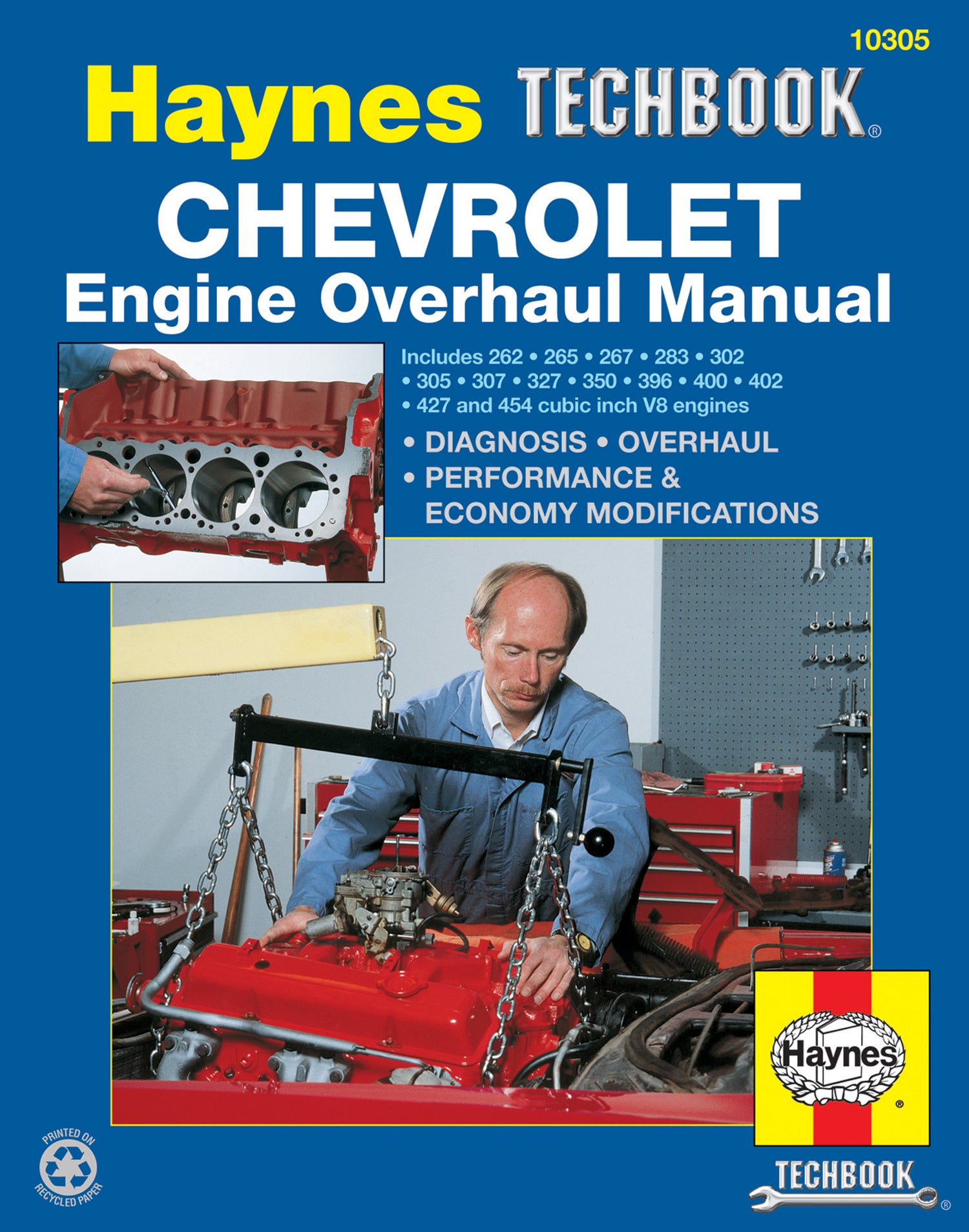 Front cover of a Haynes repair manual