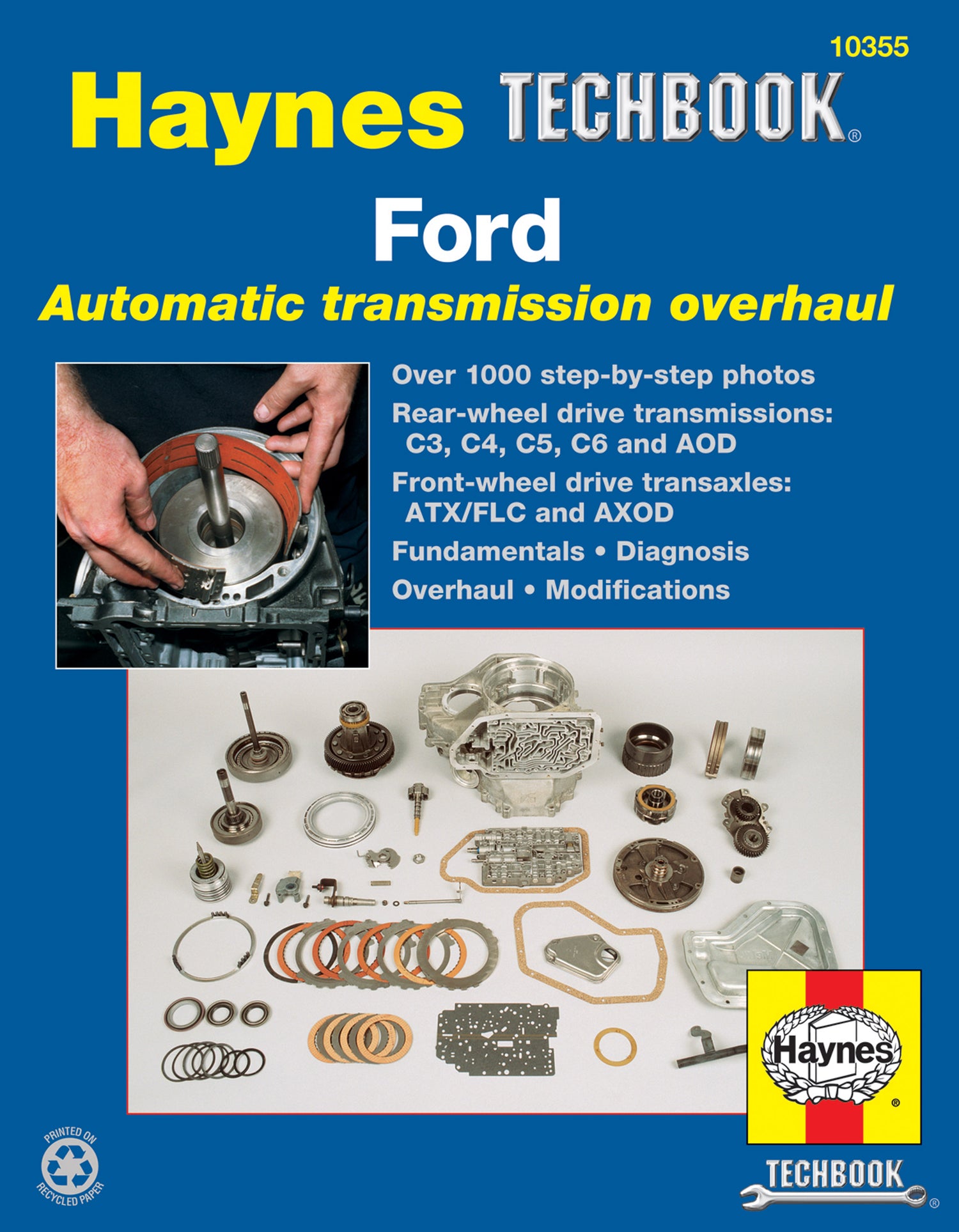 Front cover of a Haynes repair manual