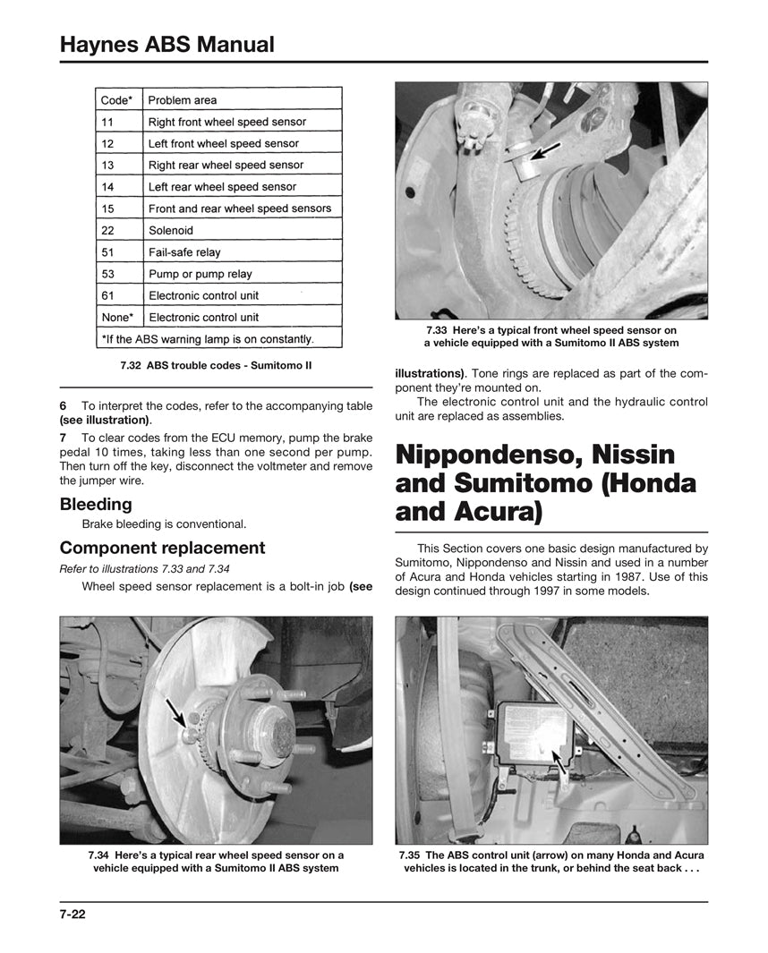 Automotive Anti-lock Brake Systems (ABS) Haynes Techbook – Haynes