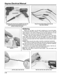 Sample page from a Haynes repair manual