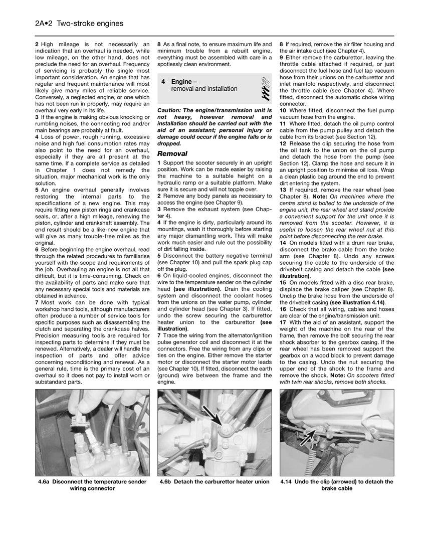 Sample page from a Haynes repair manual