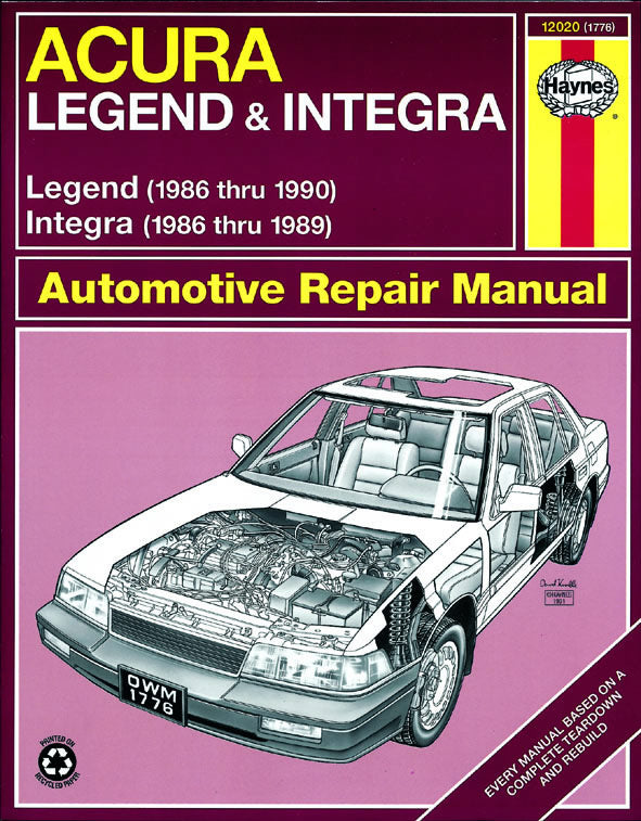 Front cover of a Haynes repair manual