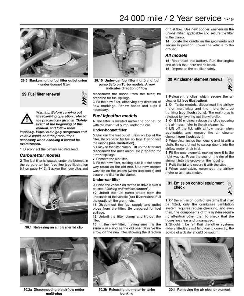 Sample page from a Haynes repair manual