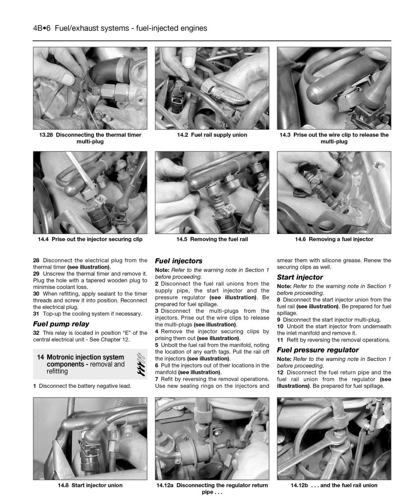 Sample page from a Haynes repair manual
