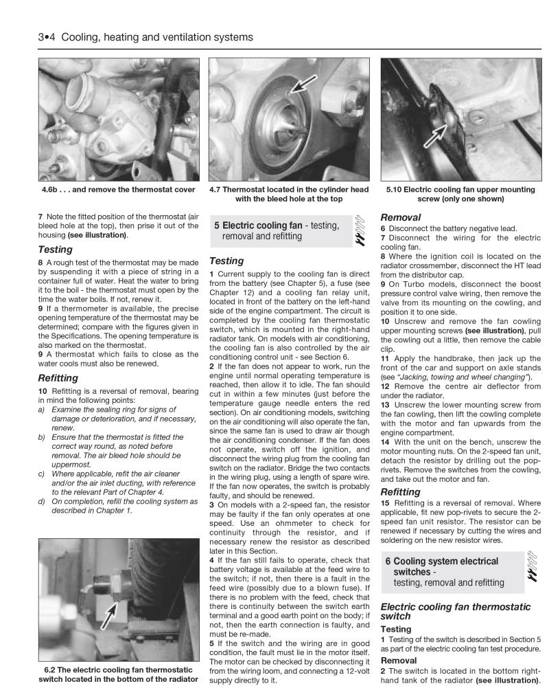 Sample page from a Haynes repair manual