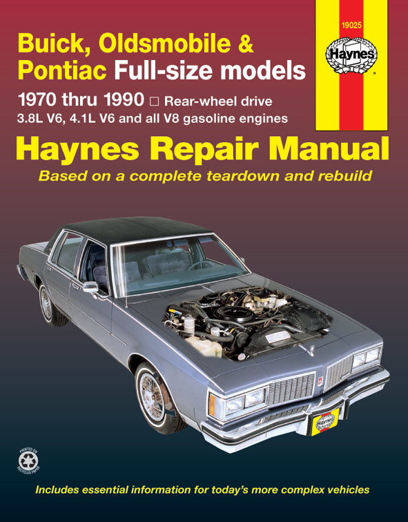 Front cover of a Haynes repair manual