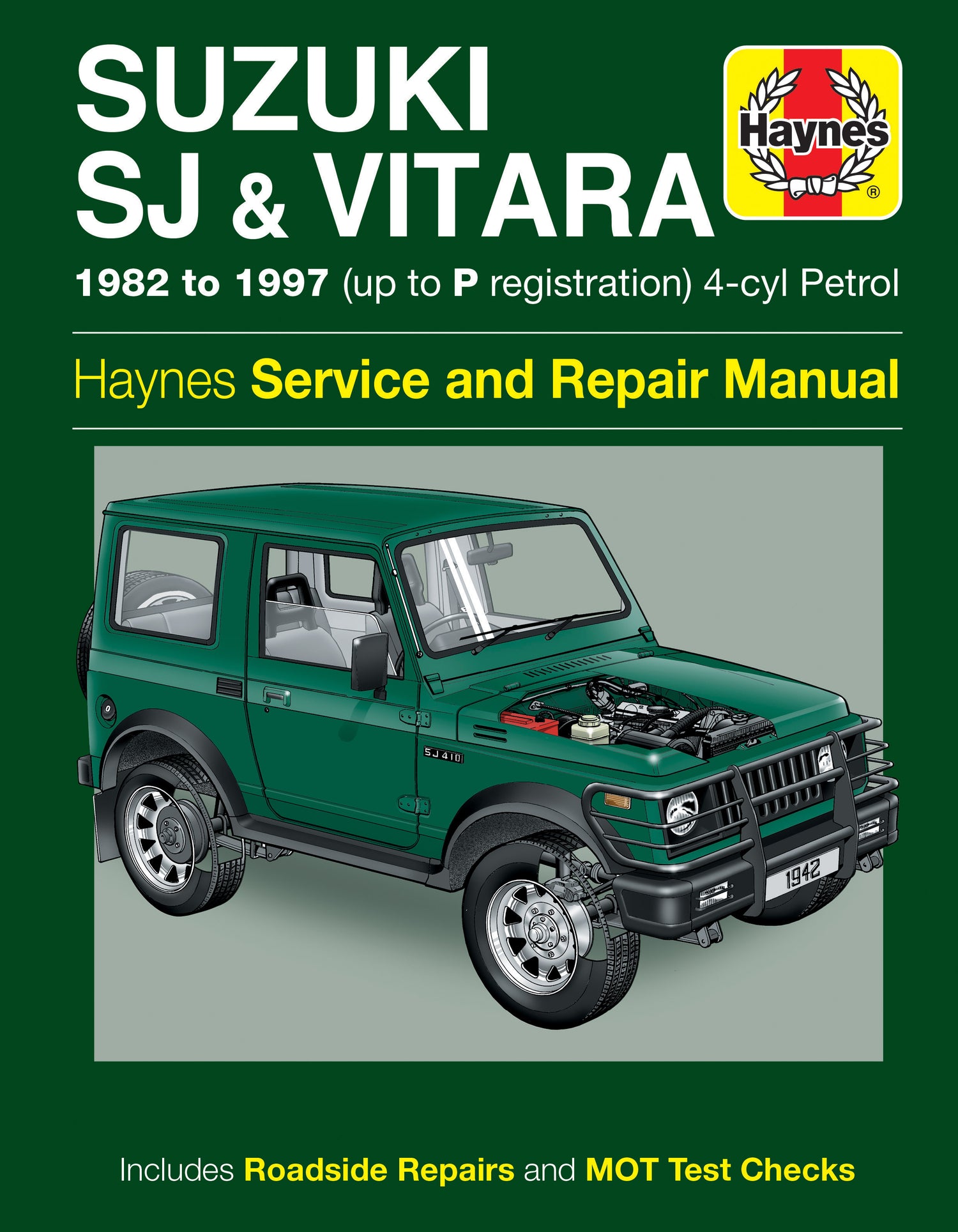 Front cover of a Haynes repair manual