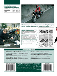Back cover of a Haynes repair manual