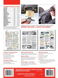 Back cover of a Haynes repair manual