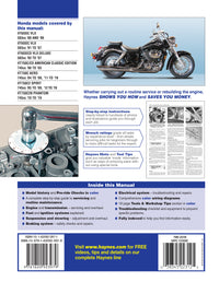 Back cover of a Haynes repair manual