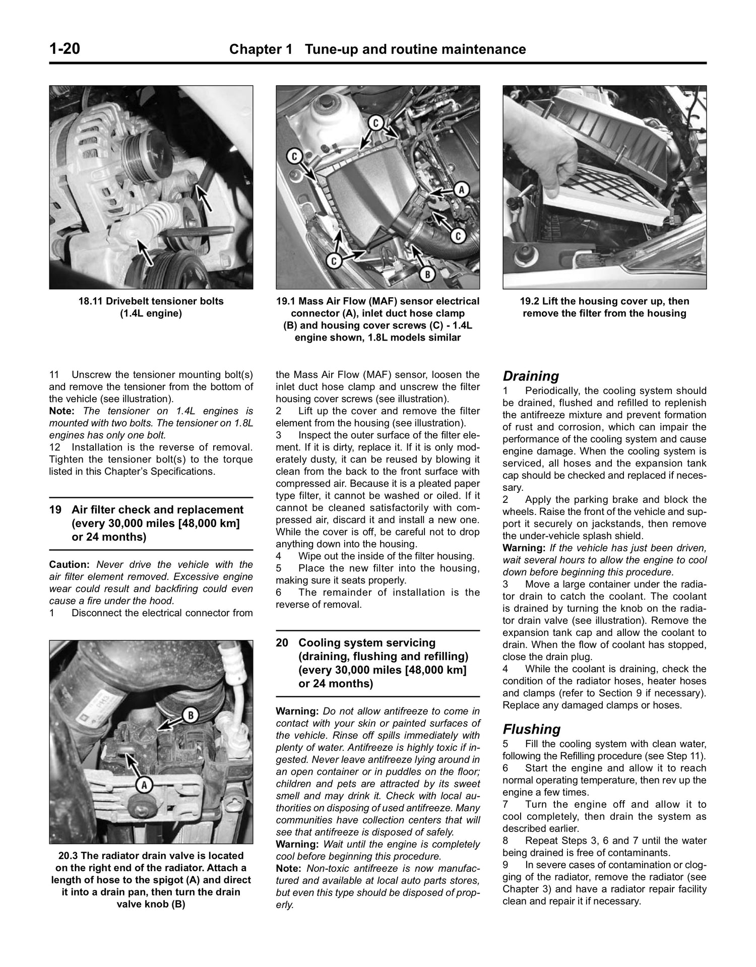 Sample page from a Haynes repair manual