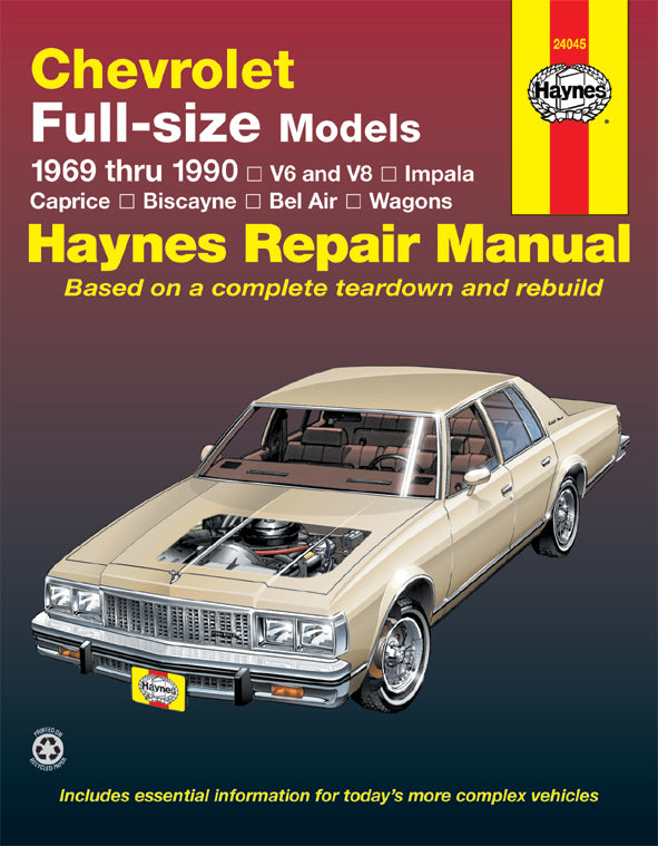 Front cover of a Haynes repair manual