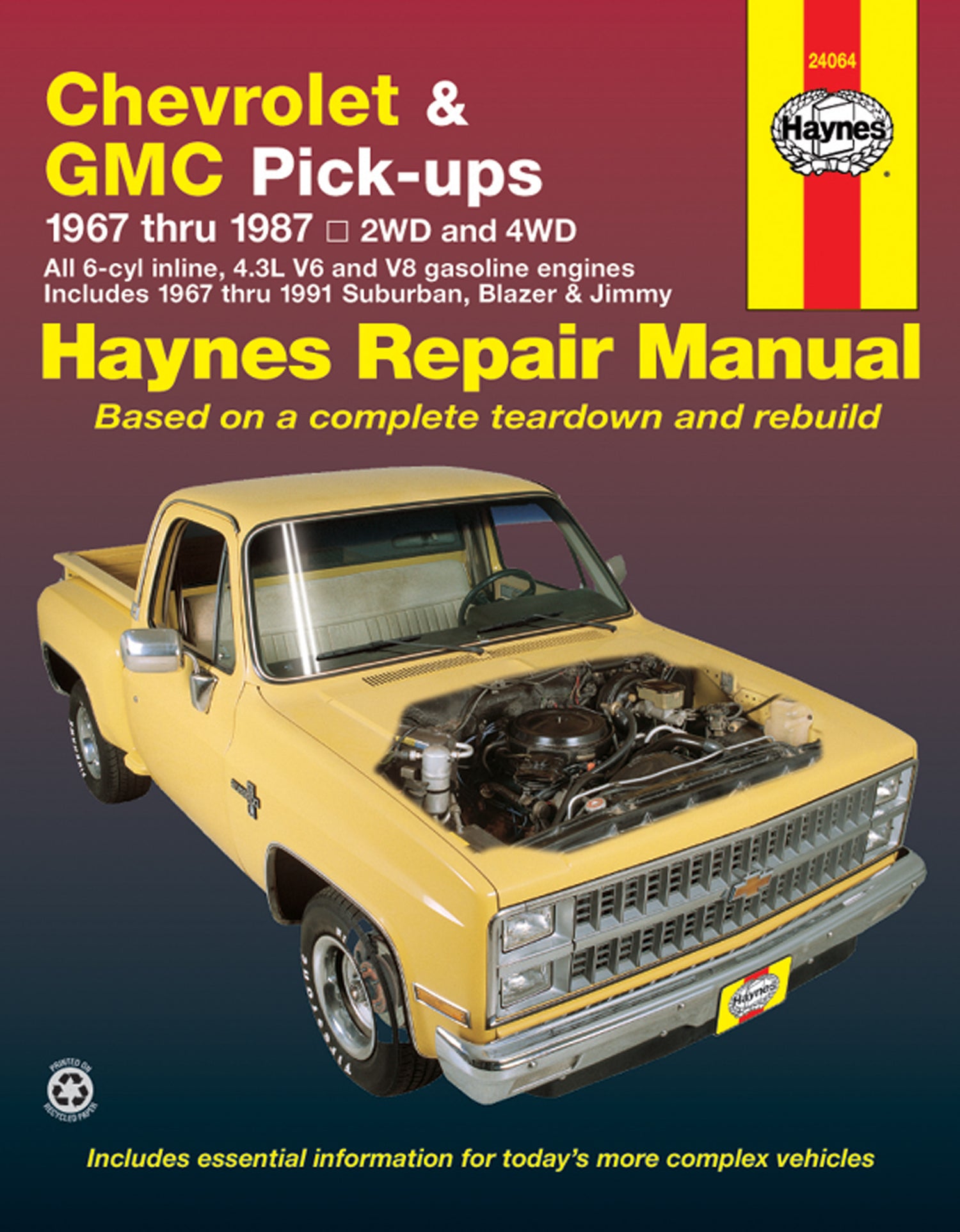 Chevrolet and GMC V6 and V8 Pick-Ups (1967-1987 Haynes Repair Manual