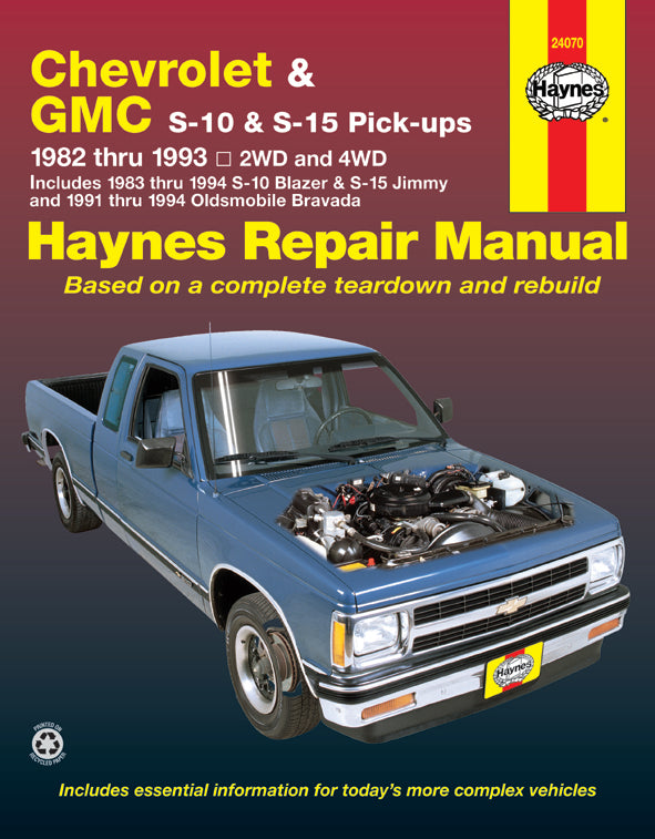 Front cover of a Haynes repair manual