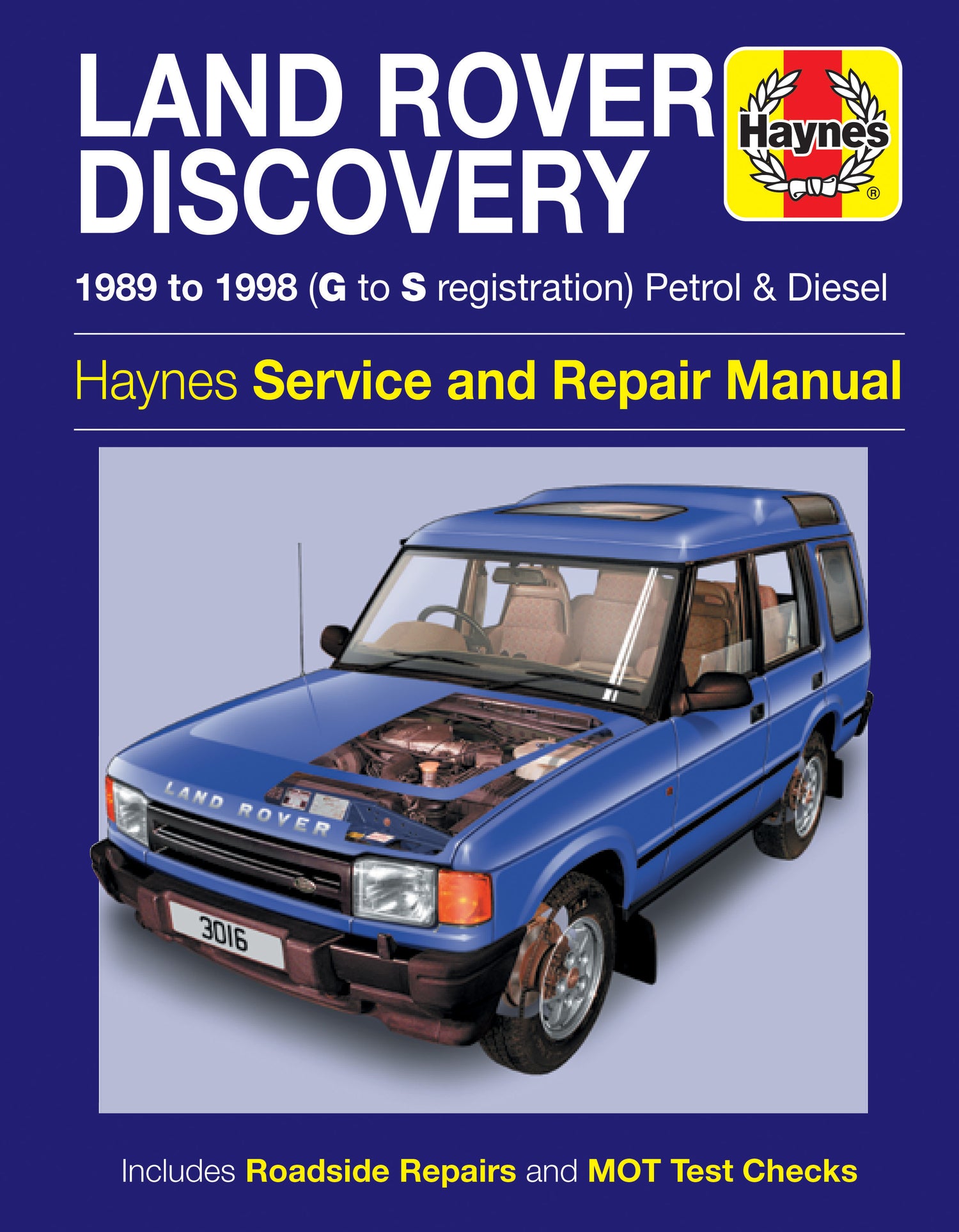 Front cover of a Haynes repair manual