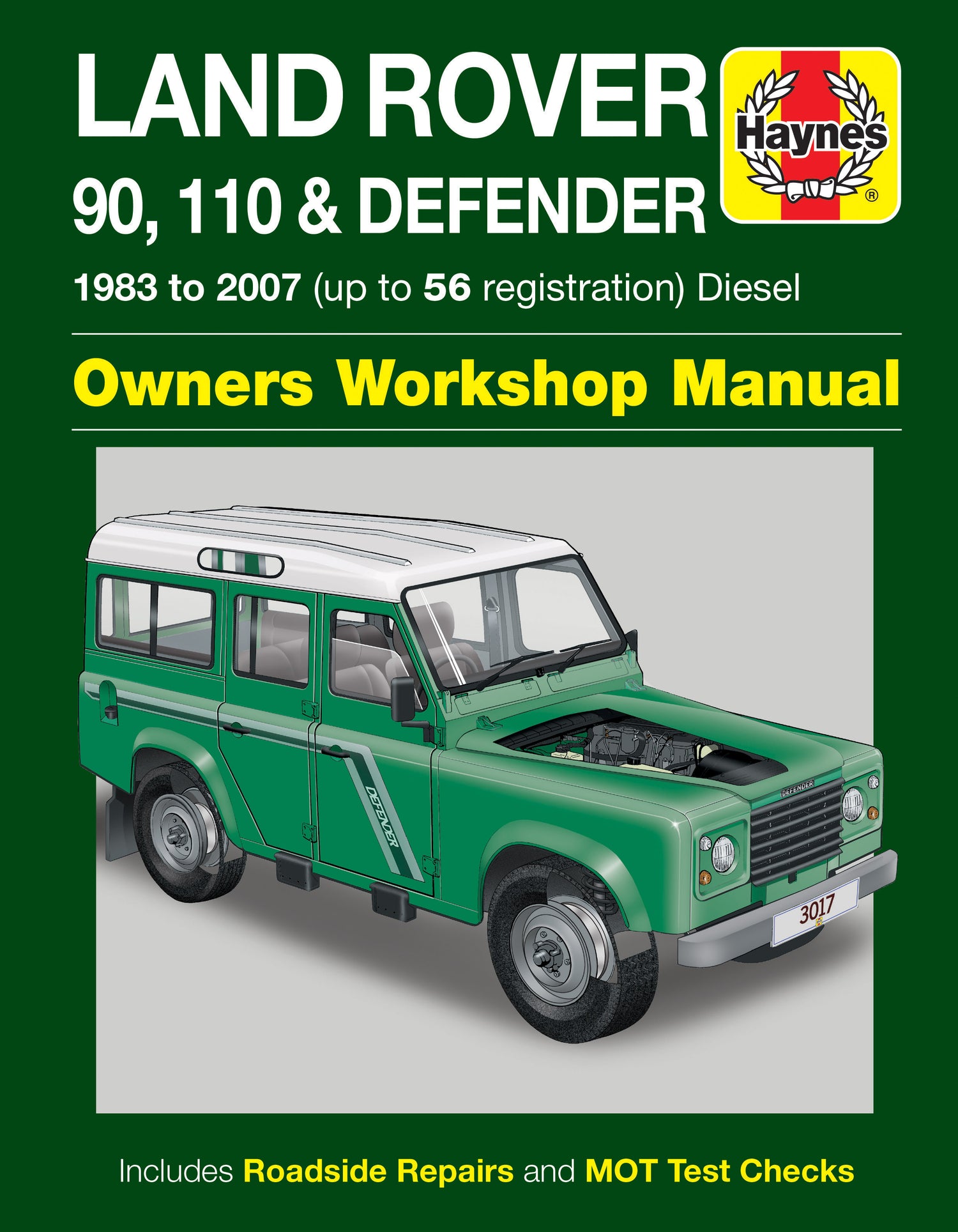 Front cover of a Haynes repair manual