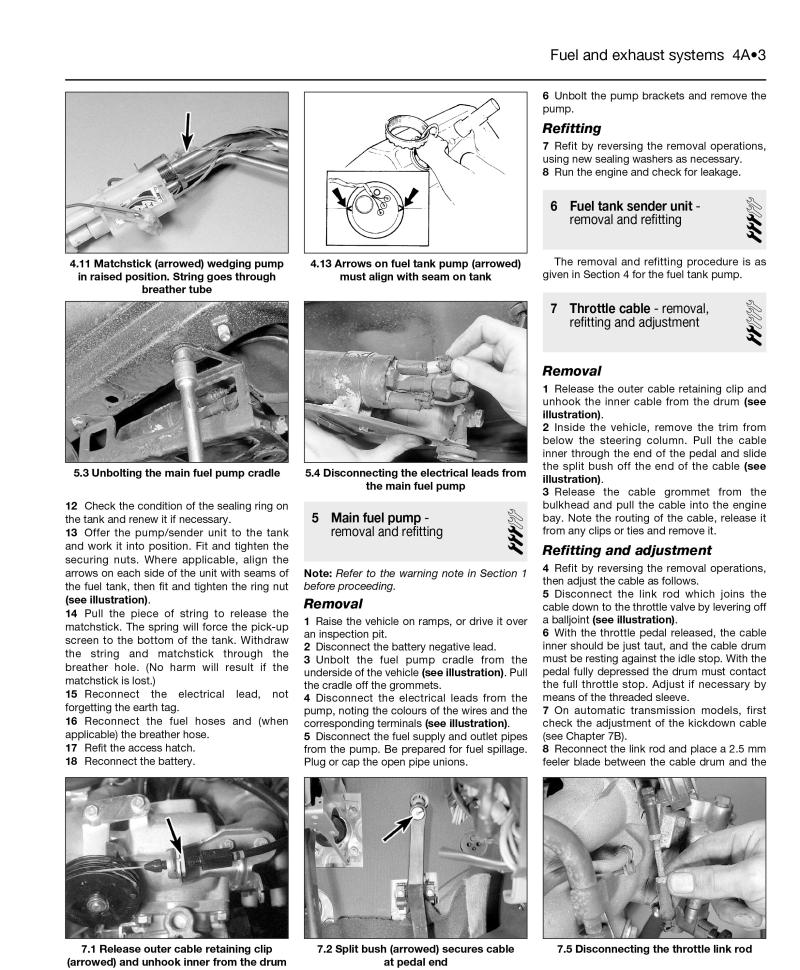Sample page from a Haynes repair manual