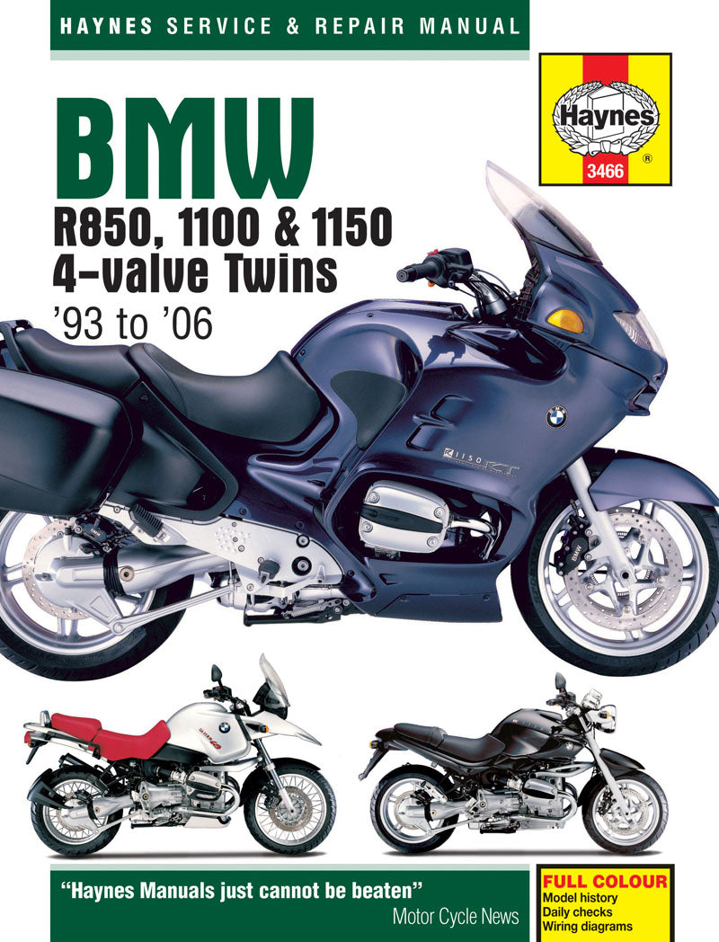 Haynes Service Manual R11XX 93-06 BMW R1100 R1150