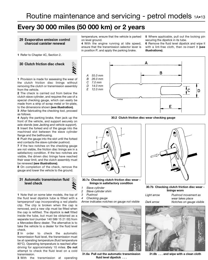 Sample page from a Haynes repair manual