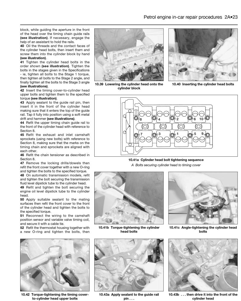 Sample page from a Haynes repair manual