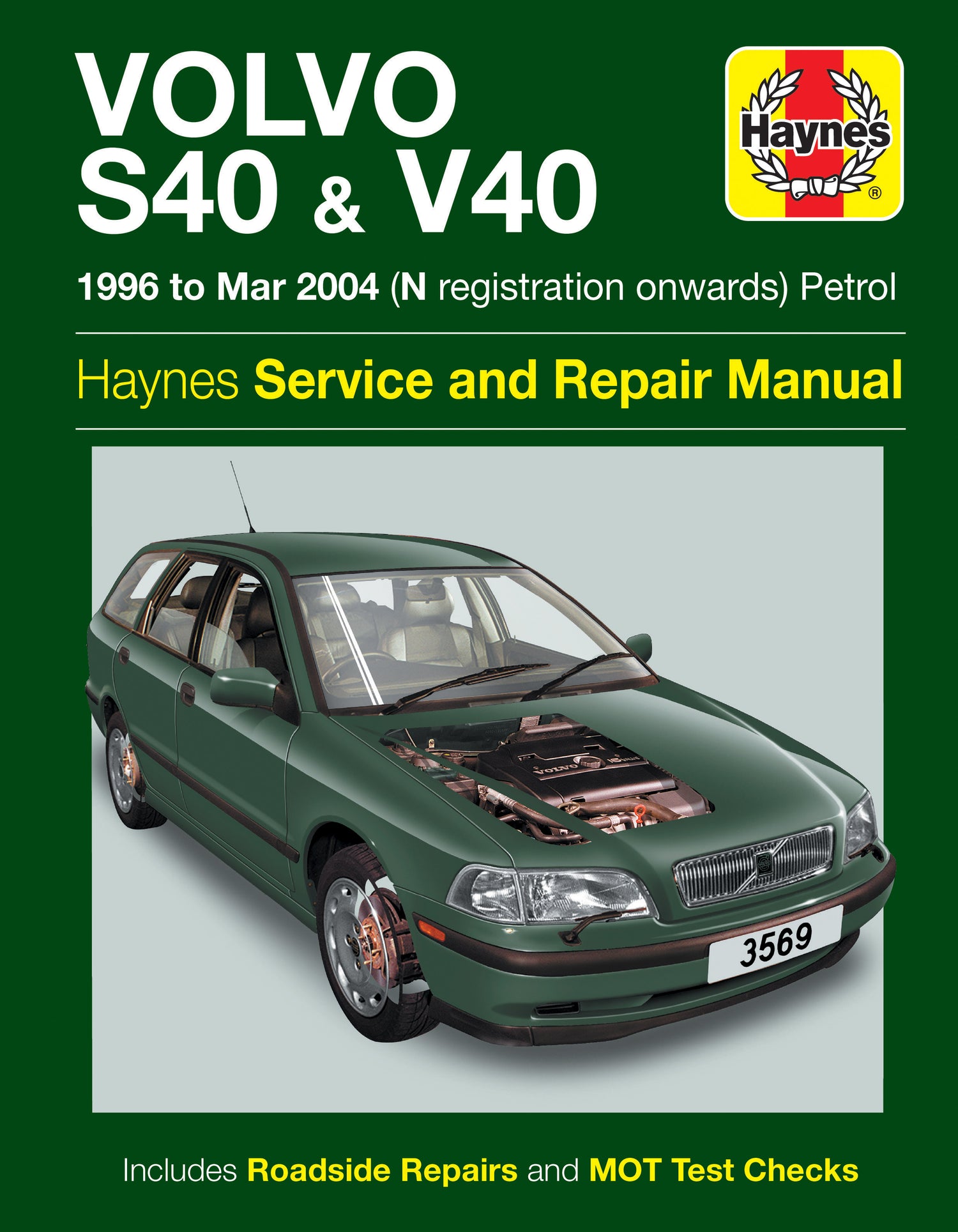 Front cover of a Haynes repair manual