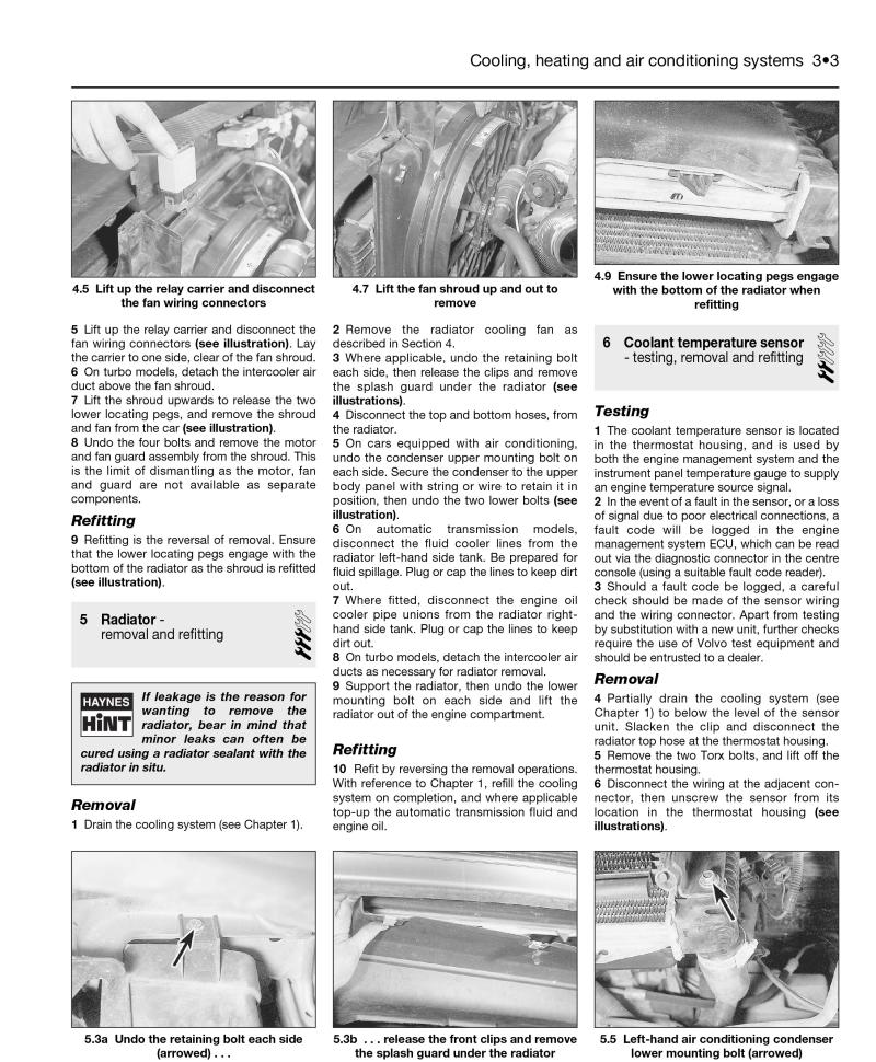 Sample page from a Haynes repair manual