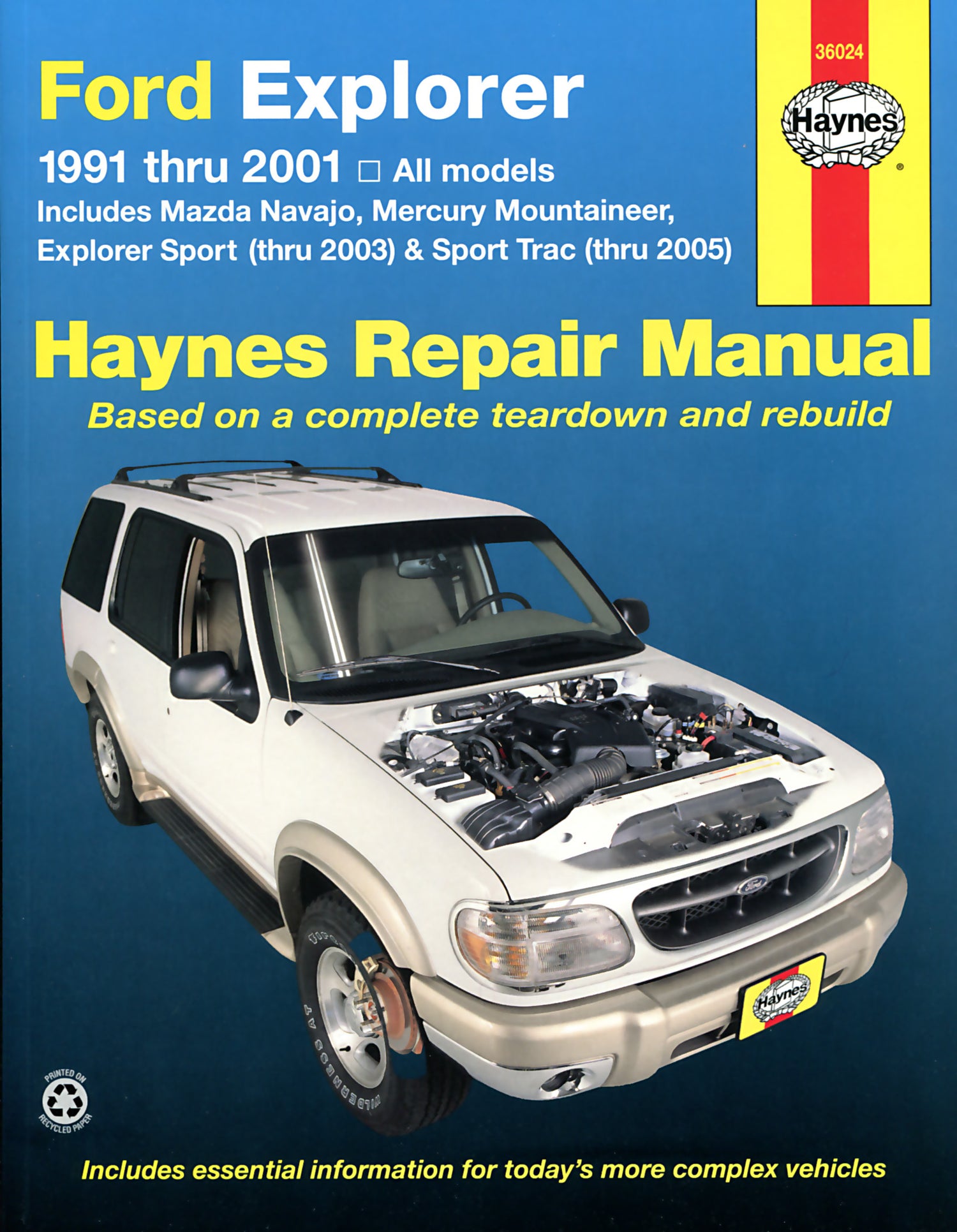 Front cover of a Haynes repair manual