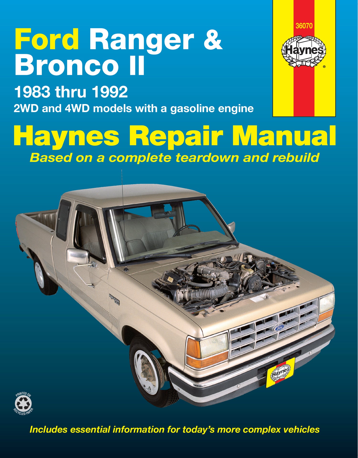 Front cover of a Haynes repair manual