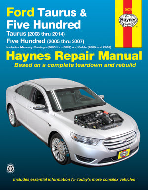 Ford Five Hundred Service & Repair Manuals