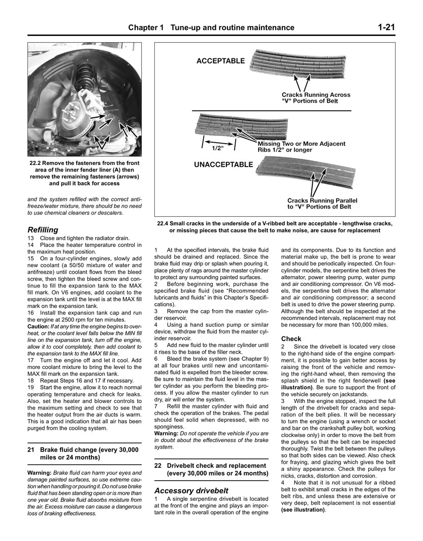 Sample page from a Haynes repair manual