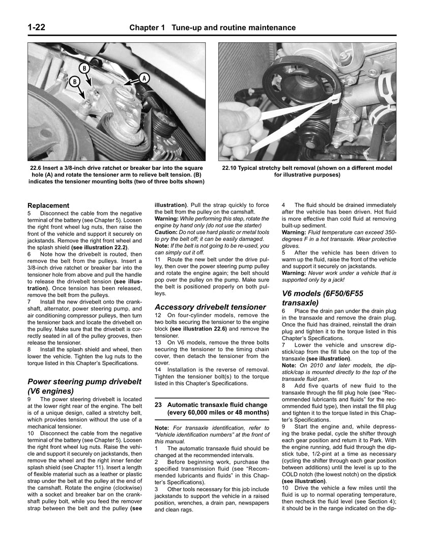 Sample page from a Haynes repair manual