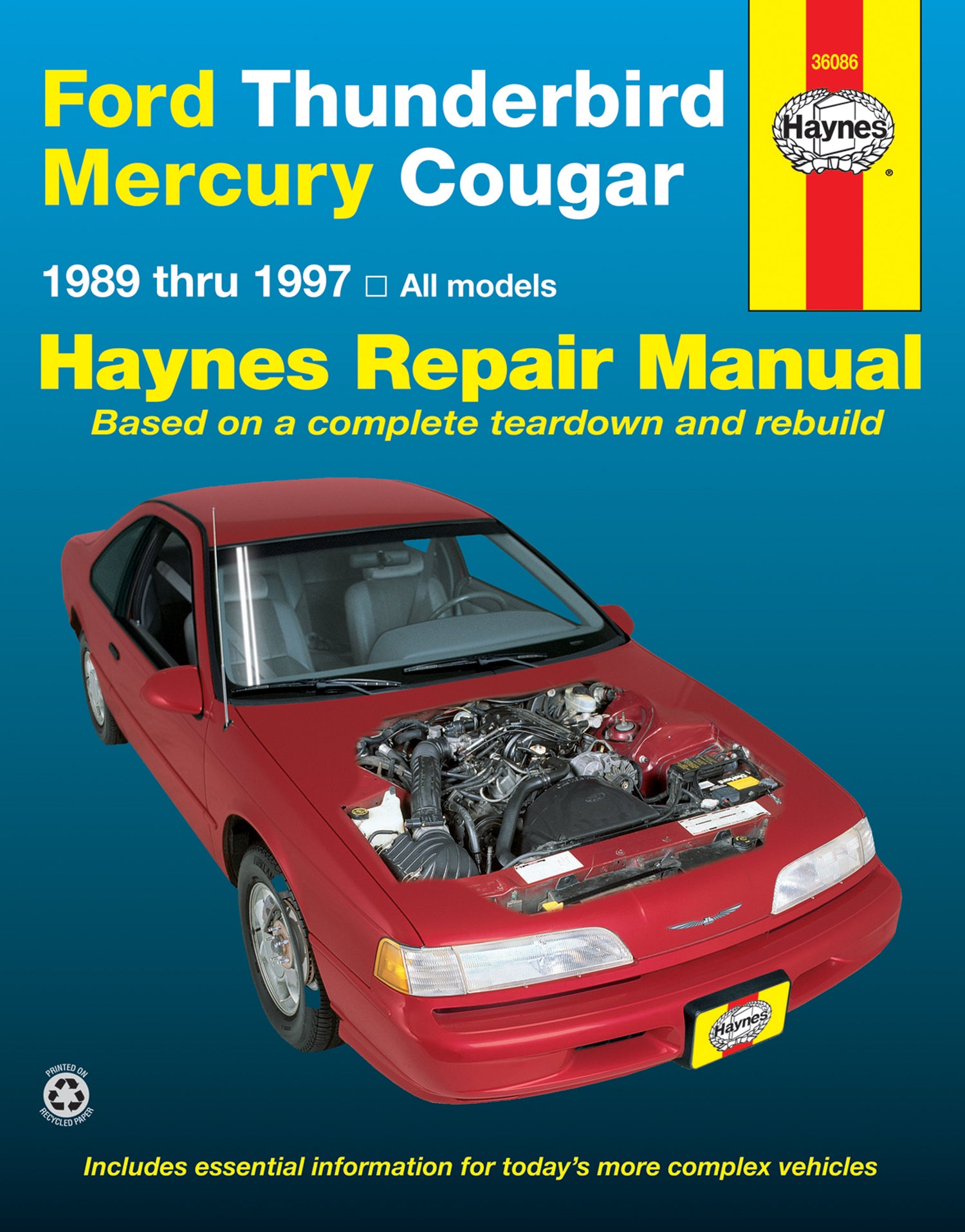 Front cover of a Haynes repair manual