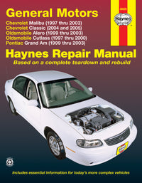 Front cover of a Haynes repair manual