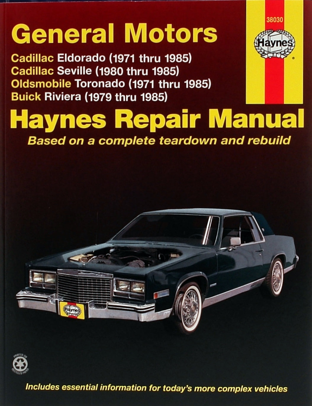 Front cover of a Haynes repair manual