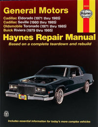 Front cover of a Haynes repair manual