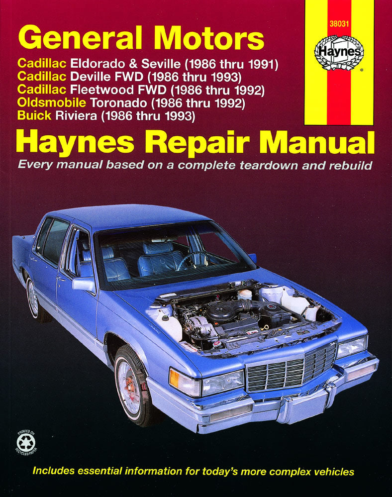 Front cover of a Haynes repair manual