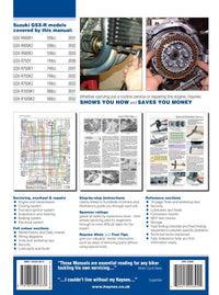 Back cover of a Haynes repair manual