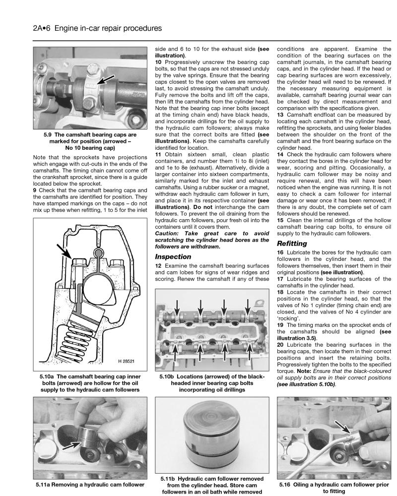 Sample page from a Haynes repair manual