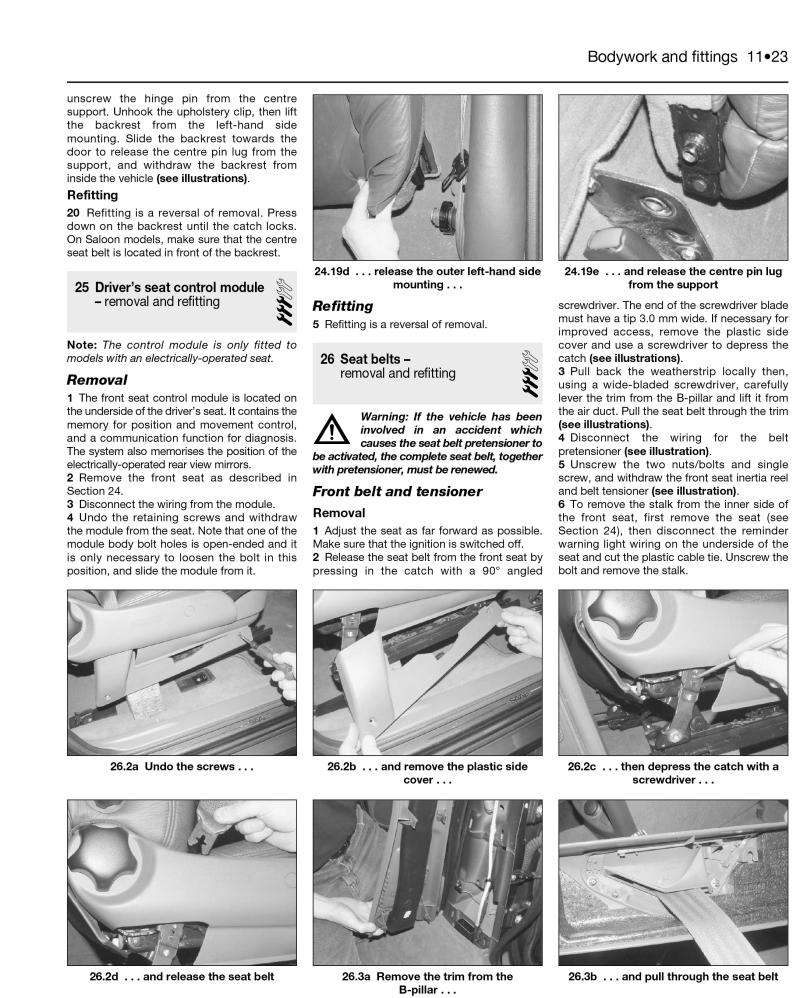 Sample page from a Haynes repair manual