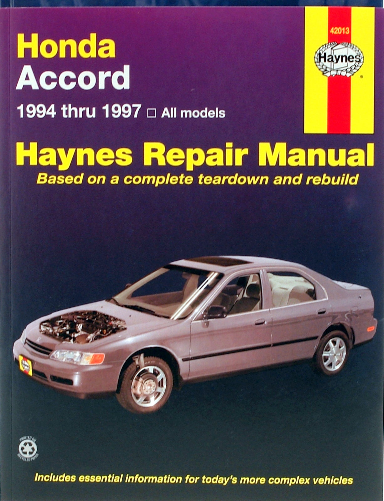 Front cover of a Haynes repair manual