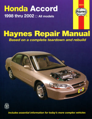 Honda Accord (98-02) Haynes Repair Manual – Haynes North America Inc