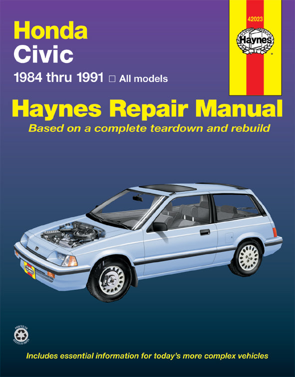 Front cover of a Haynes repair manual