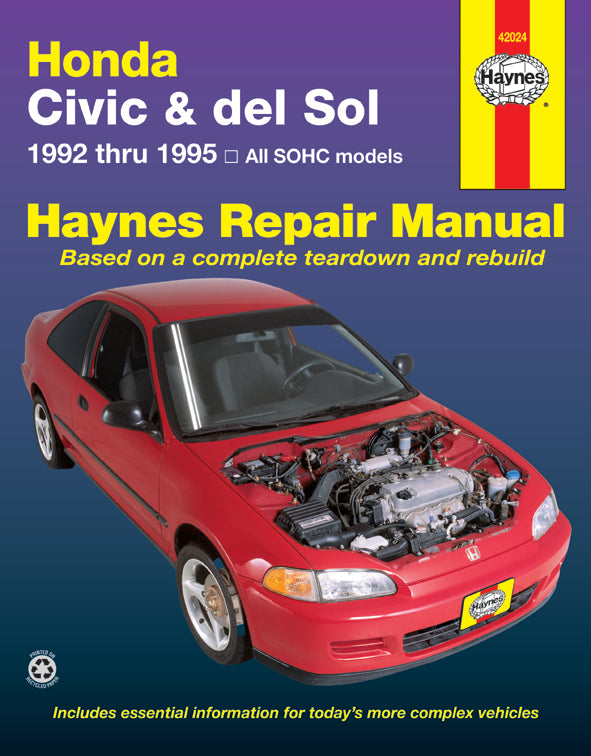 Front cover of a Haynes repair manual